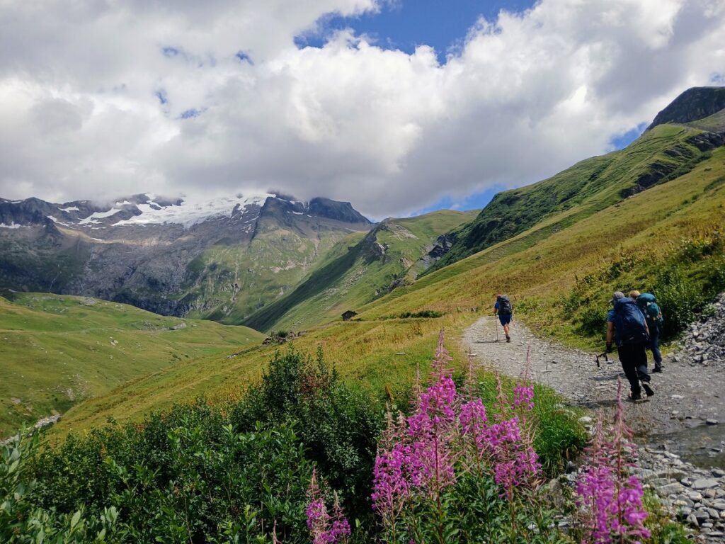 φτάνοντας στο καταφύγιο Mottets - Γαλλικές Αλπεις
